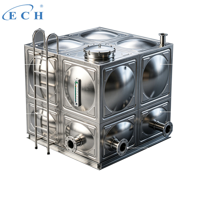 خزان مياه معياري من الفولاذ المقاوم للصدأ